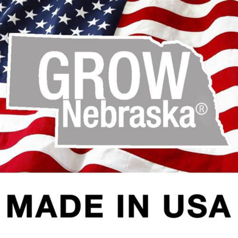 State of Nebraska | Weather Resistant Sticker | Perfect Souvenir From Nebraska | Stick On Water Bottles & More | Dishwasher Safe | Nebraska Sticker