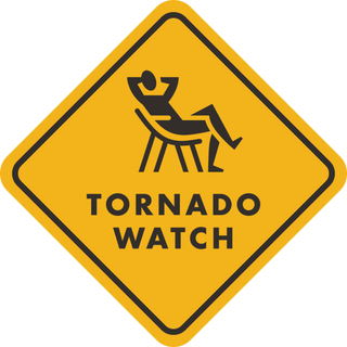 Tornado Watch Weather Resistant Sticker | HEARTlandia