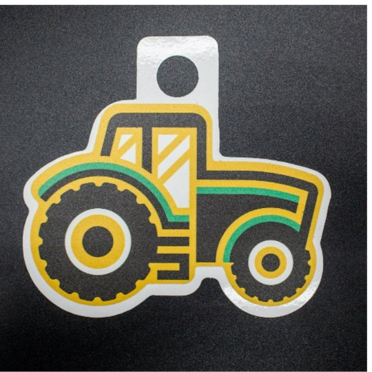 Tractor Sticker | Weather Resistant | Perfect For Someone Who Loves Tractors | Stick On Water Bottles, Computers, & More | Midwest Sticker