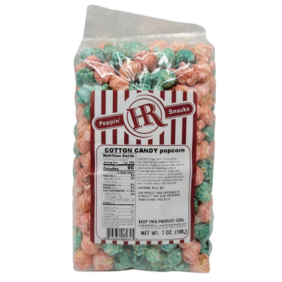 Cotton Candy Popcorn | Made in Small Batches | Party Popcorn | Cotton Candy Lovers | Pink and Blue Popcorn | Sweet Tasting | Popped Popcorn Snack | Made from Nebraska