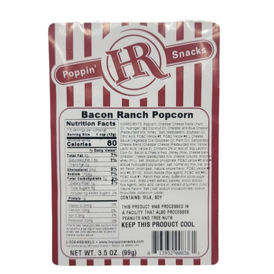 Bacon Ranch Popcorn | Made in Small Batches | Party Popcorn | Bacon Lovers | Ranch Lovers | Ready To Eat | Popped Popcorn Snack | Movie Night Essential | Savory Snack