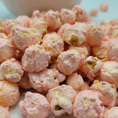 It's A Girl Pink Popcorn | Made in Small Batches | Party Popcorn | Marshmallow Flavored Popcorn | Perfect for Gender Reveal Parties, Weddings, or Girls' Day | Ready to Eat | Popped Popcorn Snack | Pink Lovers | Pack of 4 | Shipping Included