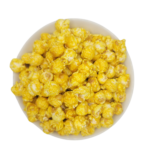 Lemon Popcorn | 7 oz. | 12 Pack | Shipping Included | Burst Of Citrus Flavor | Made in Gibbon, NE | HR Poppin' Snacks