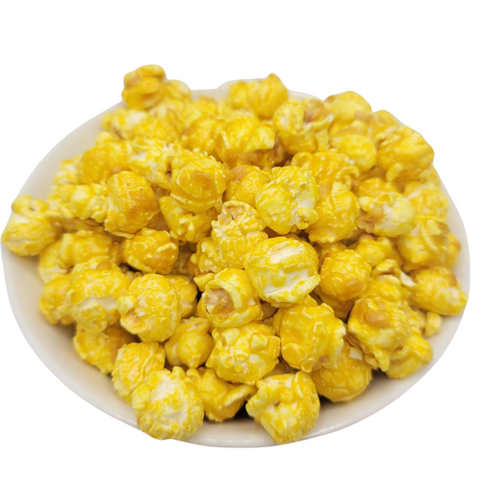 Lemon Popcorn | 7 oz. | 12 Pack | Shipping Included | Burst Of Citrus Flavor | Made in Gibbon, NE | HR Poppin' Snacks