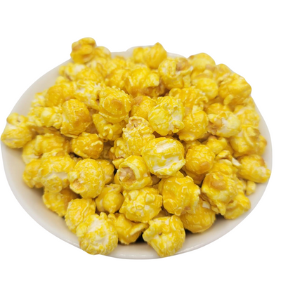 Lemon Drop Popcorn | Made in Small Batches | Party Popcorn | Vibrant Color | Fresh Flavor | Sour Lovers | Popped Popcorn Snack | Ready to Eat | Pack of 3 | Shipping Included
