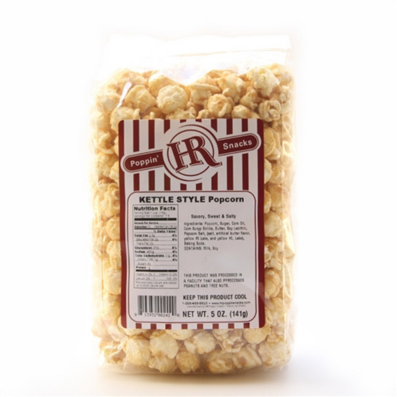 Kettle Style Popcorn | Made in Small Batches | Party Popcorn | Traditional Kettle Corn | Just Like the Fair | Burst of Flavor | Sweet and Salty Treat | Perfectly Crisp | Ready to Eat | Popped Popcorn Snack