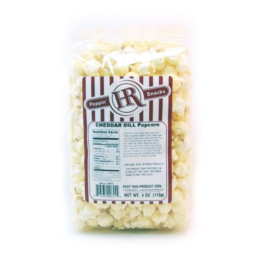 Cheddar Dill Popcorn | Made in Small Batches | Party Popcorn | Dill Lovers | Cheddar Lovers | Ready To Eat | Popped Popcorn Snack | Movie Night Essential | Savory Party Snack
