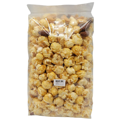 Sugar Free Cashew Almond Toffee Popcorn | Made in Small Batches | Party Popcorn