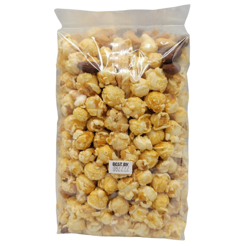Sugar Free Cashew Almond Toffee Popcorn | Made in Small Batches | Party Popcorn