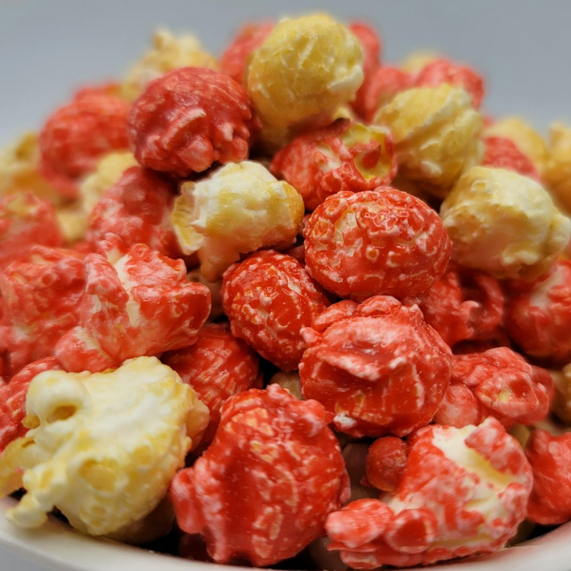 Strawberry & Vanilla Popcorn | Strawberry Shortcake Flavor | Fresh Strawberries With Sweet Vanilla Cream Popcorn | Perfect, Unique Party Snack | Made in Small Batches | Party Popcorn  | Pack of 6 | Shipping Included
