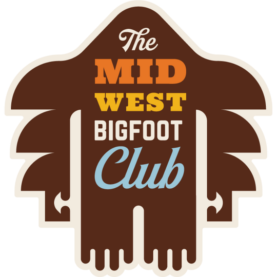 Bigfoot Club | Weather Resistant Sticker | Perfect For Bigfoot Believers | Made To Last A Lifetime | Nebraska Sticker | Dishwasher Safe | Decorative