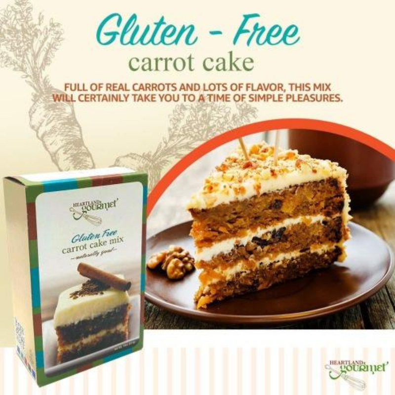Gluten Free Carrot Cake Mix | 16 oz. | 2020