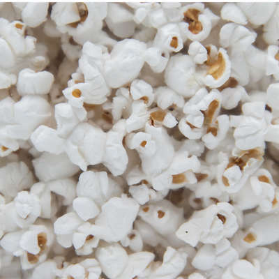 Family Size White Popped Popcorn | 20 oz. Bag | Fresh Taste | Light and Fluffy Popped Kernels | Healthy, Quick Snack | Affordable | Perfect for Any Get Together | Salty and Buttery Flavor