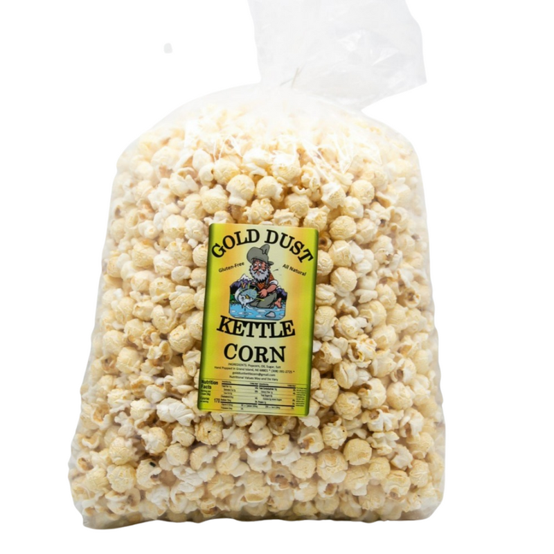 Family Size Kettle Corn | 24 oz. Bag | Gluten Free | Hand Popped | Perfect Balance of Sweet and Savory | Perfect for Sharing | Fluffy and Freshly Popped Kernels | High Quality Ingredients | Ideal for On the Go | Nebraska Kettle Corn