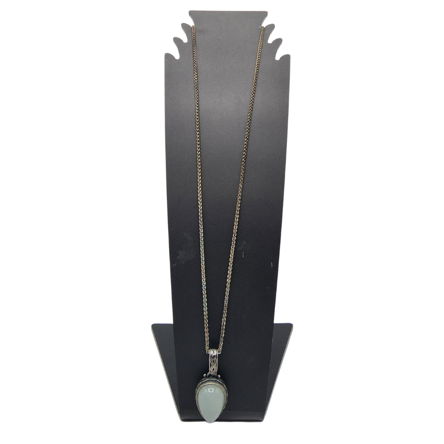 Aquamarine Sterling Silver Necklace Jules Jewelbox –