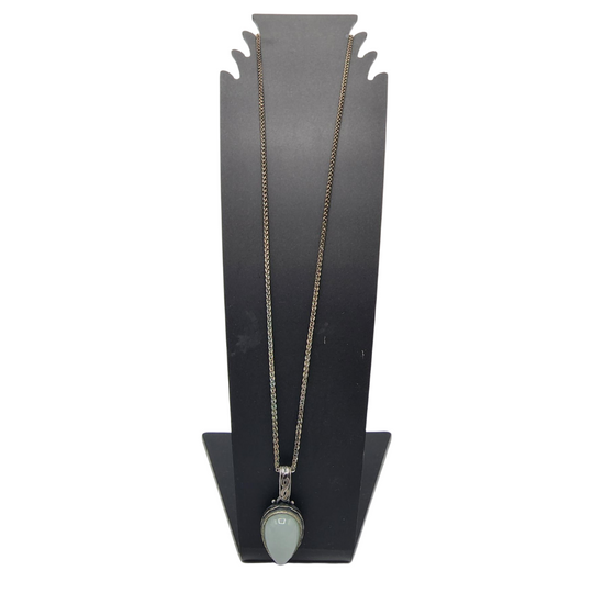 Aquamarine Sterling Silver Necklace