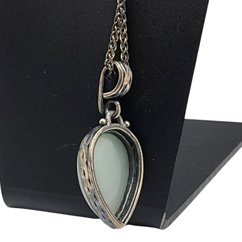 Aquamarine Sterling Silver Necklace