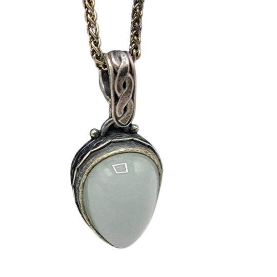 Aquamarine Sterling Silver Necklace