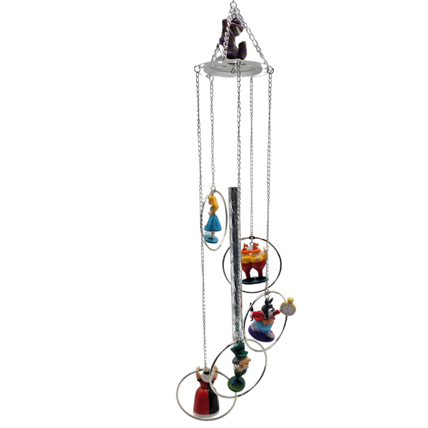 Disney-Like Alice In Wonderland Wind Chime | Good Quality and Handmade Wind Chime | Perfect for Disney Lovers | Unique Gift for Kids | Yard Decor | Shipping Included