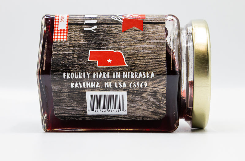 Mulberry Jelly | 11.5 oz. Jar | Sweet & Tart Flavor | Fresh Fruit Spread | Locally Grown Fruit | Makes For A Perfect Snack Or Sandwich Spread | Nebraska Jelly