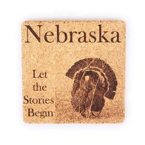 Etched Cork Coaster | Multiple Designs | Single Coaster