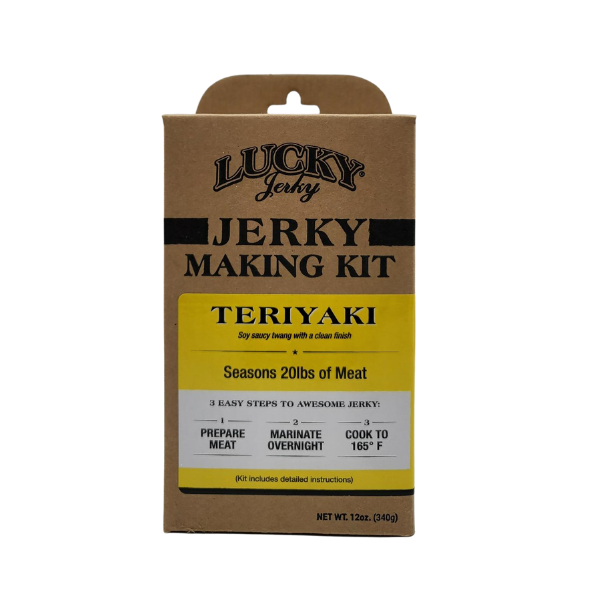 Jerky Teriyaki Seasoning Kit  | 12 oz. Box