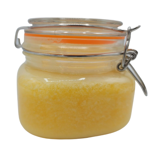 Orange Cream Hand Scrub | Organic Hand Scrub | All Natural | Citrus Scent | Cleansing | Made in Ravenna, NE | Nutt Family