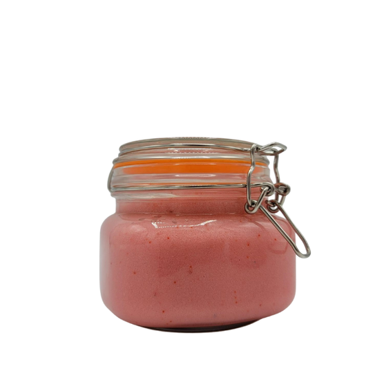 Pink Lemonade Hand & Body Scrub | Organic Scrub | Relieves Pores | Skin Exfoliator | Made in Ravenna, NE | Nutt Family