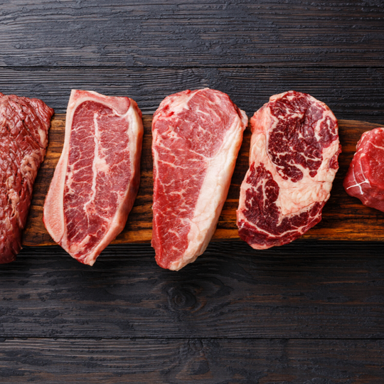 Premium Elegance Beef Package | 8 oz. Filet Mignon and 1/3 lb. Patties | Shipping Included | Most Prized Cut Of Steak | Patties Produced From Blend Of Natural Angus & Wagyu Beef | Rich, Flavorful, & Tender Meat Package | Seasoning Of Your Choice Included