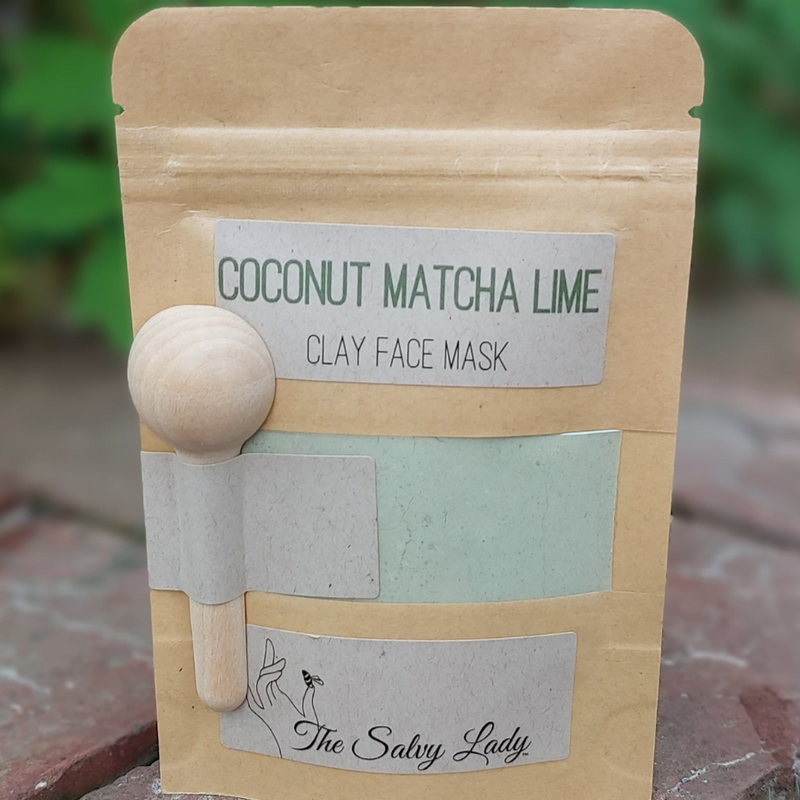 Clay Face Mask | Multiple Scents | The Salvy Lady | 1 oz. | Try Mixing With Honey, Yogurt, or Water | Cleanse, Smooth, and Hydrate Skin | Made with REAL Ingredients | Handcrafted in Omaha, Nebraska | Perfect Spa Day Essential | All Natural