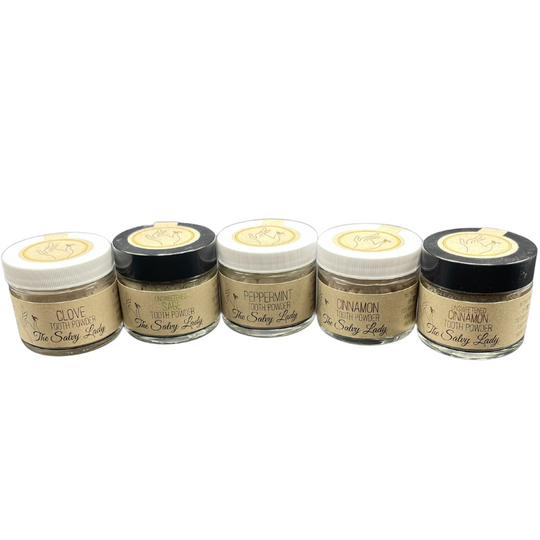 Tooth Powder | 2 oz | Multiple Scents | The Salvy Lady | Fluoride Free | Polishes Teeth | Aids in Remineralization | Freshens Breath | Made in Nebraska | Made with Natural Ingredients | Oral Health at Its Finest | Fast Results