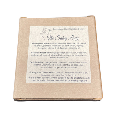 First Aid Balm | 4 pack | The Salvy Lady
