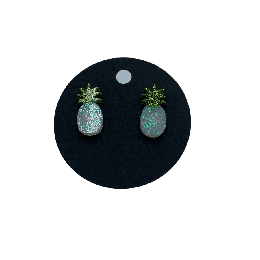 Pineapple Resin Earring