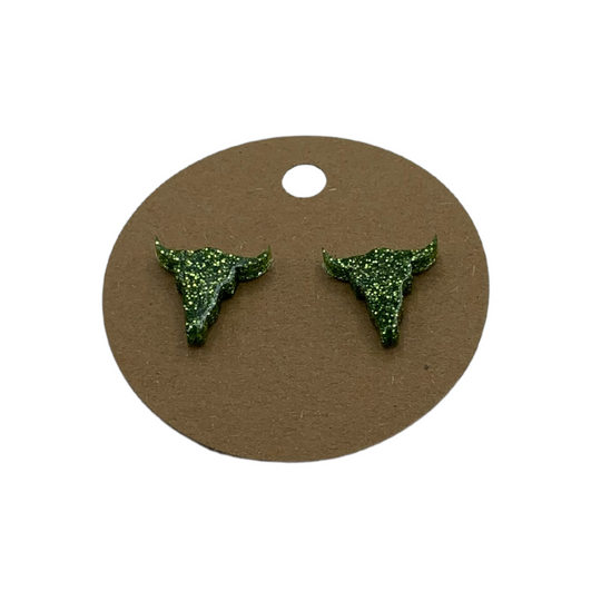 Longhorn Resin Earring