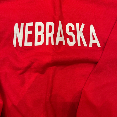 Nebraska Crew Neck | Red