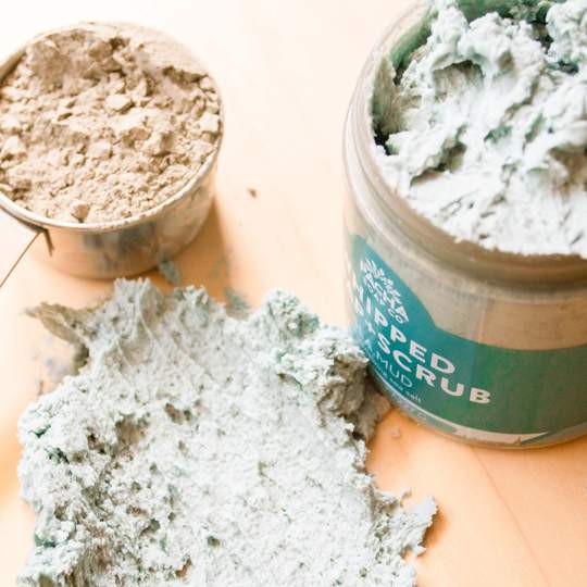 Sea Mud Whipped Soap + Scrub | 8 oz. | Vegan | Gluten Free | Nebraska Soap | Crafted With Exfoliating Pumice, Cleansing Oils, and Skin-Softening Magnesium | Daily Three-In-One Body Wash | Gently Cleanses, Exfoliates, and Moisturizes The Skin At Once