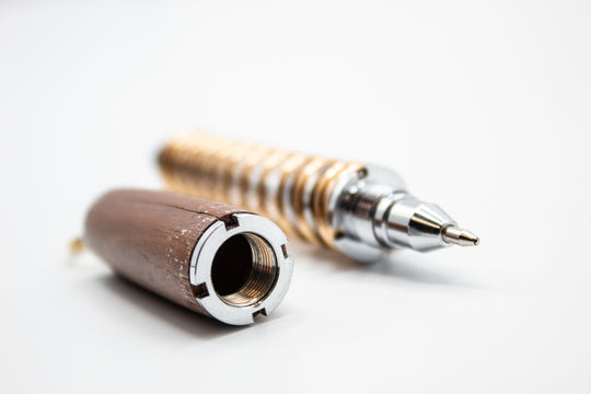 Shock Absorber Pen | Dark Stained | Handmade