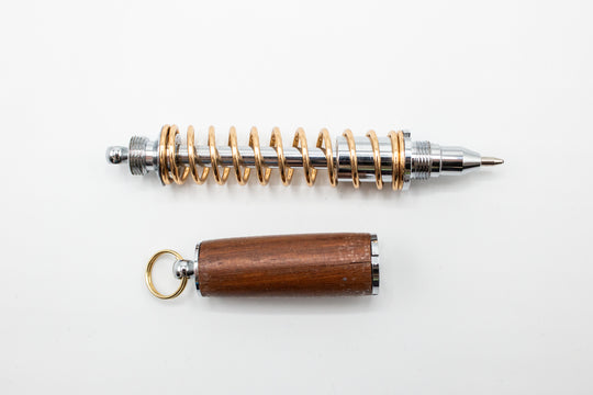 Shock Absorber Pen | Dark Stained | Handmade