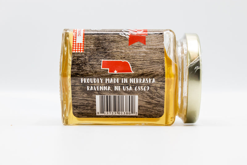 Sweet Corn Cob Jelly | 9 oz. Jar | Fresh Jelly Spread | Made with Local Produce | Buttery Sweet Corn With Hint of Honey Flavor | Great on Toast, Cornbread, and More | Nebraska Made Jelly | Hand Stirred