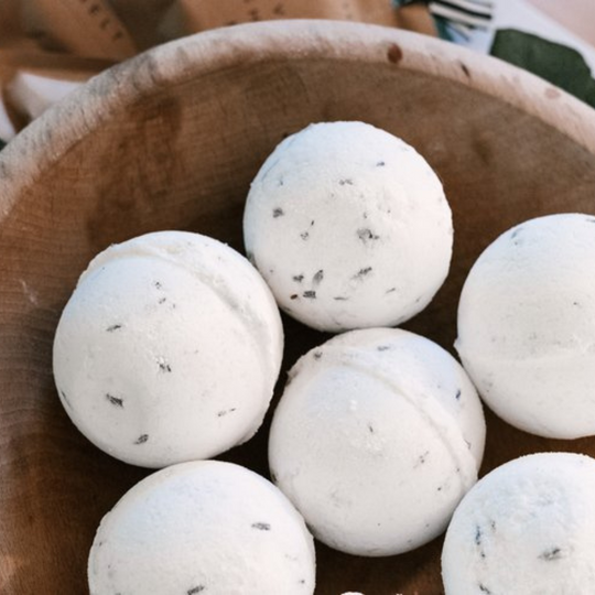 Lavender Bath Bomb  | Fresh Lavender & Eucalyptus Bath Bomb | Fresh Lavender Bath Bomb | Handmade Calming Bath Bomb | Easy Gift for Her | Multiple Scents | 5.2 oz