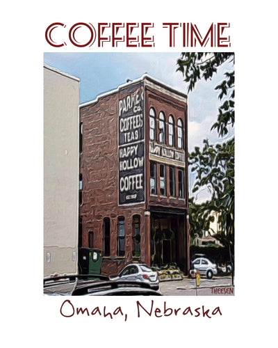 Coffee Time In Omaha | Fine Art Print | By Kent Theesen