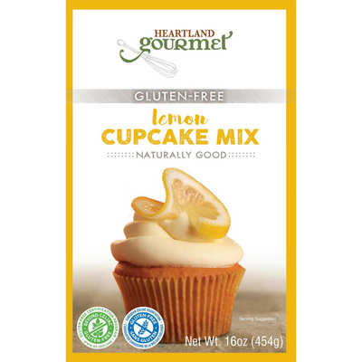Gluten Free Lemon Cupcake Mix | Decadent and Rich | Certified Gluten Free Ingredients | 2016