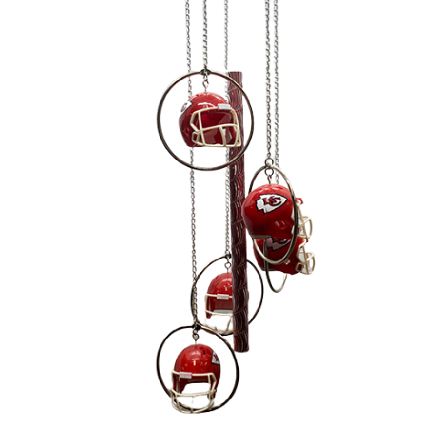 Kansas City Chiefs Football Wind Chime | MAAC Wind Chimes