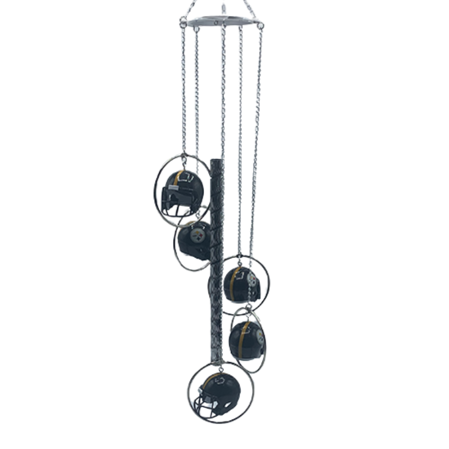 Pittsburgh Steelers Wind Chime | Good Quality and Handmade Wind Chime | Football Lovers | Perfect, Unique Gift for Pittsburgh Steelers Fans | Yard Decor | Shipping Included