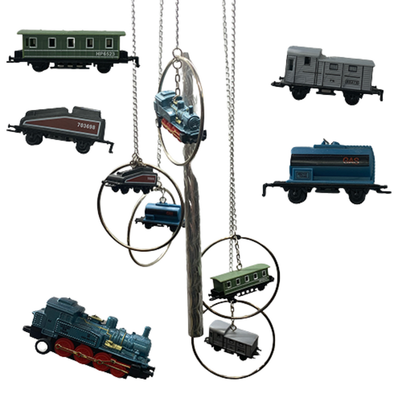 Train Wind Chime | Good Quality and Handmade Wind Chime | Train Lovers | Perfect, Unique Gift for Train Enthusiasts | Yard Decor | Shipping Included