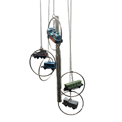 Train Wind Chime | Good Quality and Handmade Wind Chime | Train Lovers | Perfect, Unique Gift for Train Enthusiasts | Yard Decor | Shipping Included