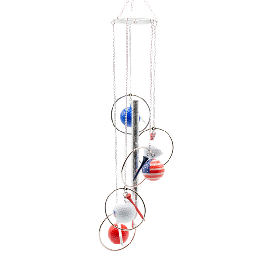 USA Golf Wind Chime