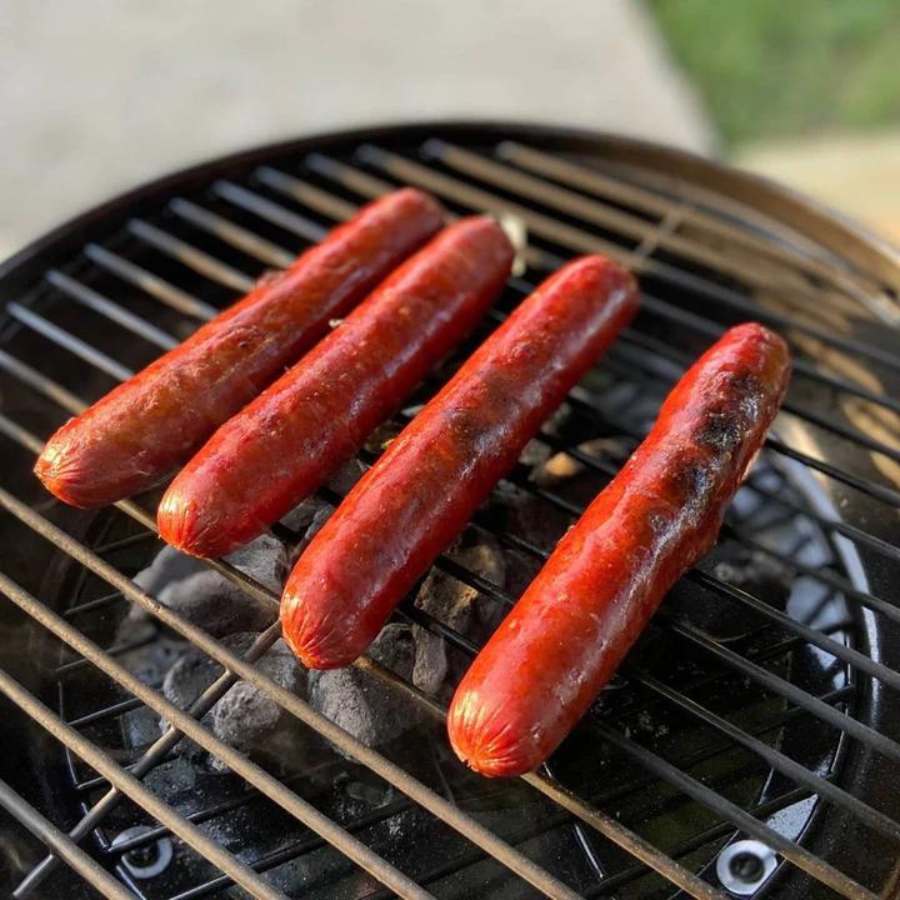 Bison Hot Dogs | Pack of 16 - 3 oz. Hot Dogs | Plump and Juicy Flavor | 100% All Natural Bison Meat | Gluten Free | Perfect For Dinner Or Barbecues