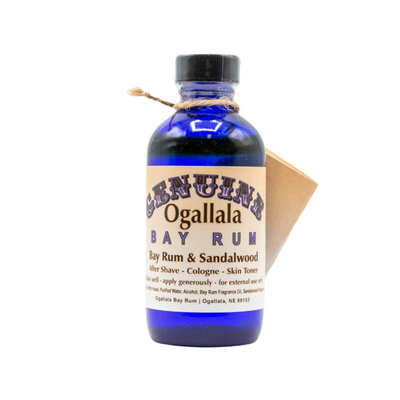 Cologne & Aftershave | Hand Crafted | Old Fashioned Bay Rum Scent With Sandalwood | Choose Your Size | 4 oz. and 8 oz. Options | Dual Purpose | Leaves Skin Free Of Irritation | Refreshing Fragrance | Made With Blend Of Natural Bay Rum Oils