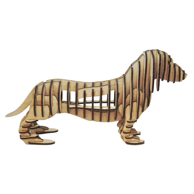 Dachshund Dog 3D Wooden Puzzle